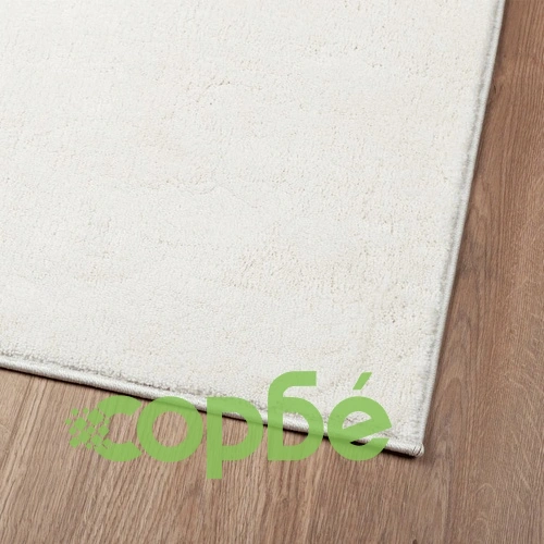 Килим OVIEDO с къс косъм, кремав, 200x200 см ➤ топ цена ➤ sorbe.bg