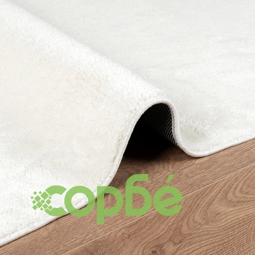 Килим OVIEDO с къс косъм, кремав, 200x200 см ➤ топ цена ➤ sorbe.bg