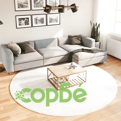 Килим OVIEDO с къс косъм, кремав,  240 см ➤ топ цена ➤ sorbe.bg