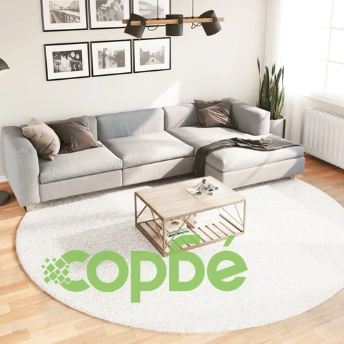 Килим OVIEDO с къс косъм, кремав,  280 см ➤ топ цена ➤ sorbe.bg