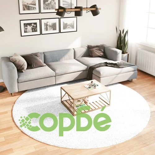 Килим OVIEDO с къс косъм, сив,  240 см ➤ топ цена ➤ sorbe.bg
