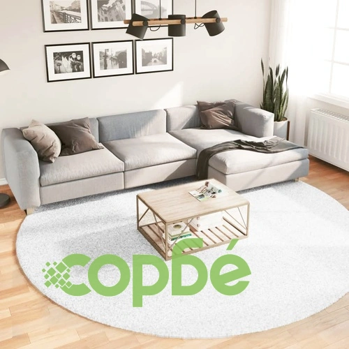 Килим OVIEDO с къс косъм, сив,  280 см ➤ топ цена ➤ sorbe.bg