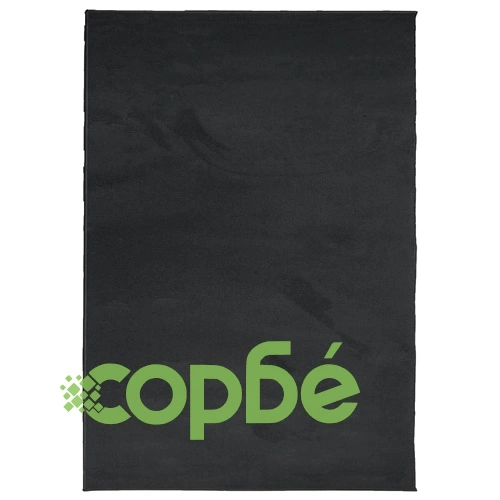 Килим OVIEDO с къс косъм, черен, 160x230 см ➤ топ цена ➤ sorbe.bg