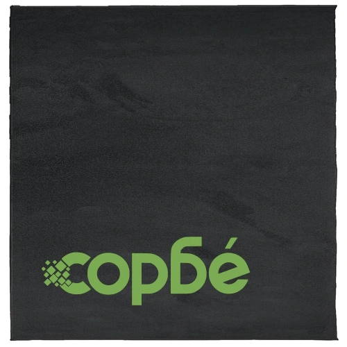 Килим OVIEDO с къс косъм, черен, 240x240 см ➤ топ цена ➤ sorbe.bg