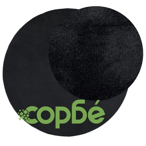 Килим OVIEDO с къс косъм, черен,  280 см ➤ топ цена ➤ sorbe.bg