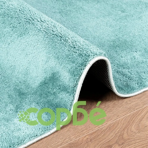 Килим OVIEDO с къс косъм, зелен, 100x200 см ➤ топ цена ➤ sorbe.bg