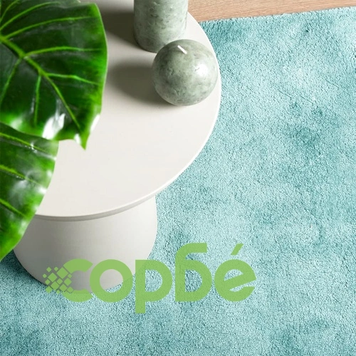 Килим OVIEDO с къс косъм, зелен, 100x200 см ➤ топ цена ➤ sorbe.bg