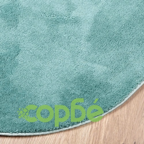 Килим OVIEDO с къс косъм, зелен,  200 см ➤ топ цена ➤ sorbe.bg