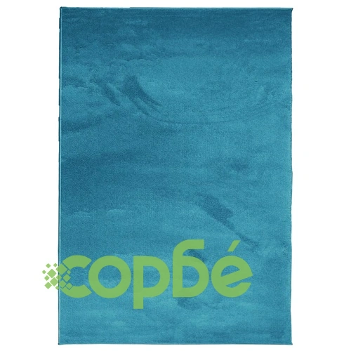 Килим OVIEDO с къс косъм, тюркоаз, 160x230 см ➤ топ цена ➤ sorbe.bg