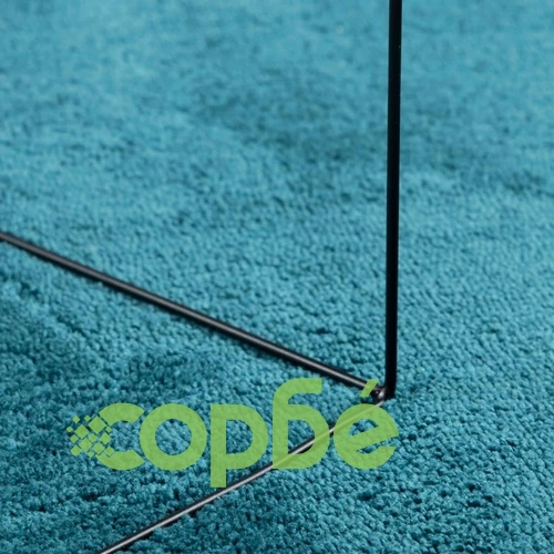 Килим OVIEDO с къс косъм, тюркоаз, 200x280 см ➤ топ цена ➤ sorbe.bg