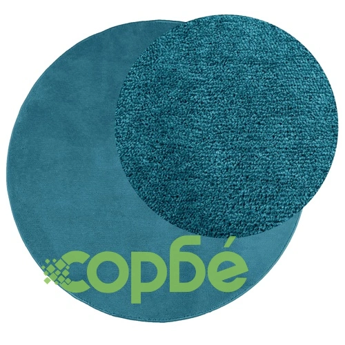 Килим OVIEDO с къс косъм, тюркоаз,  240 см ➤ топ цена ➤ sorbe.bg