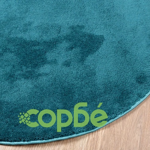 Килим OVIEDO с къс косъм, тюркоаз,  280 см ➤ топ цена ➤ sorbe.bg