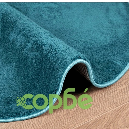 Килим OVIEDO с къс косъм, тюркоаз,  280 см ➤ топ цена ➤ sorbe.bg