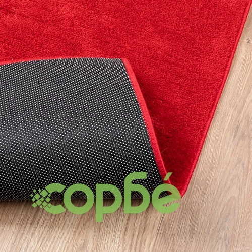 Килим OVIEDO с къс косъм, червен, 160x230 см ➤ топ цена ➤ sorbe.bg