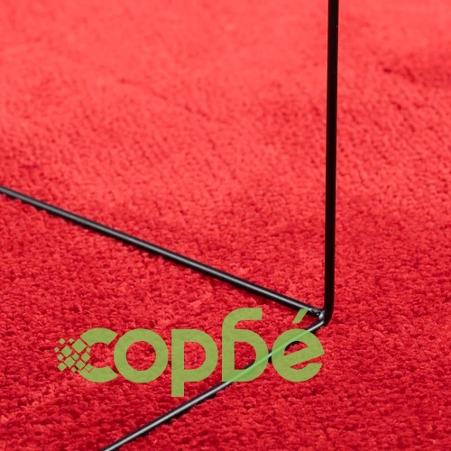 Килим OVIEDO с къс косъм, червен, 160x230 см ➤ топ цена ➤ sorbe.bg