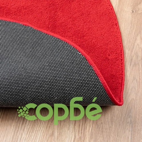 Килим OVIEDO с къс косъм, червен,  240 см ➤ топ цена ➤ sorbe.bg
