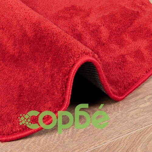Килим OVIEDO с къс косъм, червен,  280 см ➤ топ цена ➤ sorbe.bg