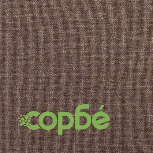 2-местно разтегателно канапе с две възглавници, таупе, текстил ➤ топ цена ➤ sorbe.bg