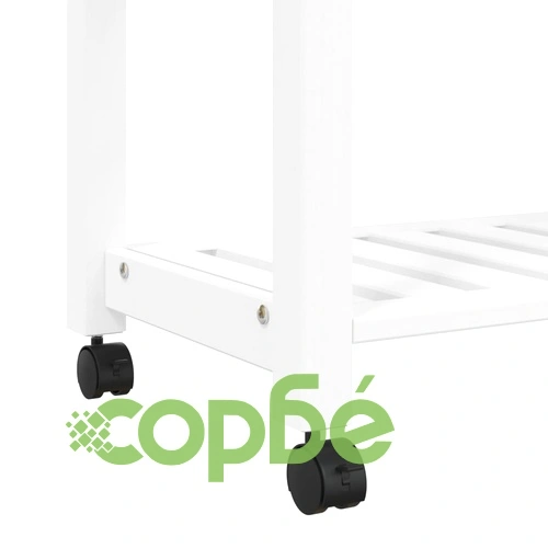 Кухненска количка MONZA 60x40x90 см борово дърво масив ➤ топ цена ➤ sorbe.bg