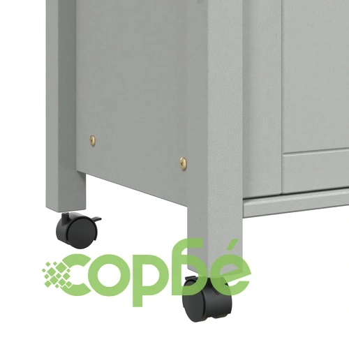 Кухненска количка MONZA 60x40x90 см борово дърво масив ➤ топ цена ➤ sorbe.bg