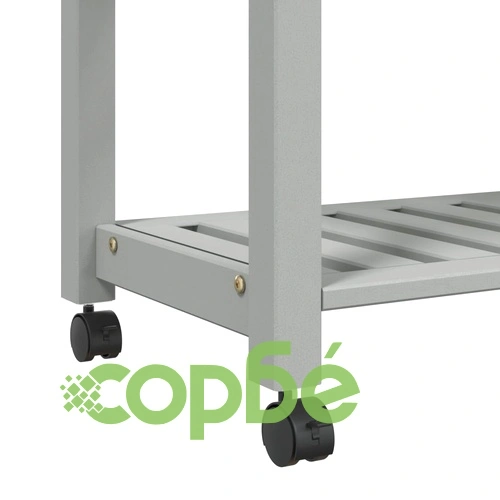 Кухненска количка MONZA 84x40x90 см борово дърво масив ➤ топ цена ➤ sorbe.bg