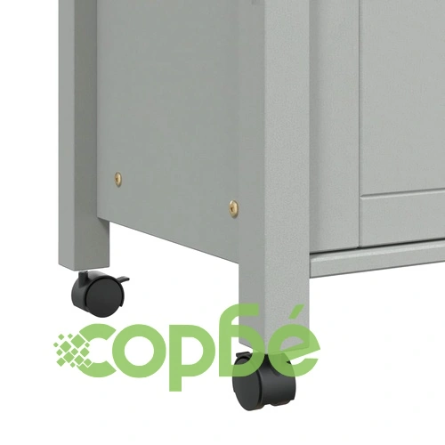 Кухненска количка MONZA 84x40x90 см борово дърво масив ➤ топ цена ➤ sorbe.bg