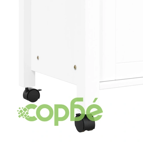 Кухненска количка MONZA 84x40x90 см борово дърво масив ➤ топ цена ➤ sorbe.bg