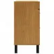 Шкаф с чекмеджета FLAM, 110x40x80 см, борово дърво масив
