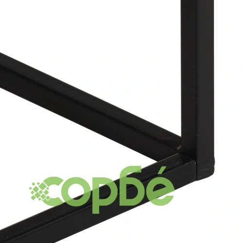 Конзолна маса, 110x30x75 cм, мангово грубо дърво масив и желязо ➤ топ цена ➤ sorbe.bg