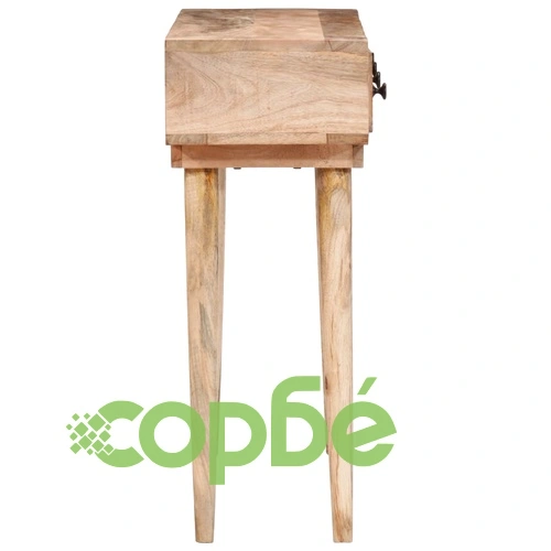 Конзолна маса, 110x30x75 см, масивно мангово дърво ➤ топ цена ➤ sorbe.bg