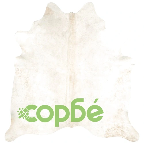 Килим, естествена телешка кожа, бежов, 180x220 см ➤ топ цена ➤ sorbe.bg