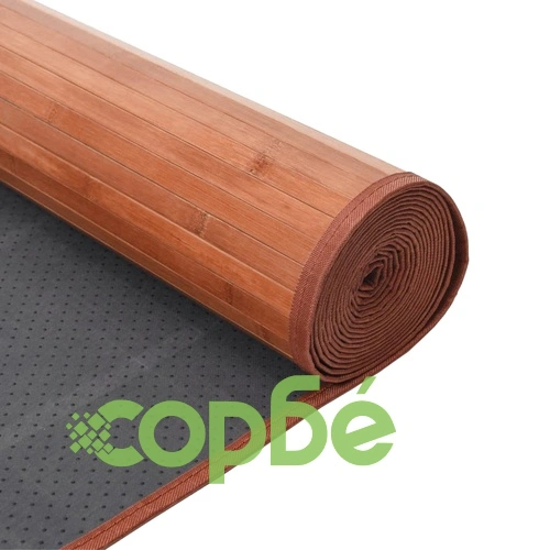 Килим, правоъгълен, натурален, 70x1000 см, бамбук ➤ топ цена ➤ sorbe.bg