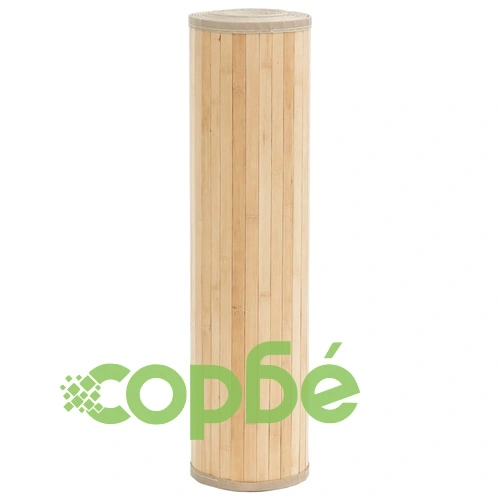 Килим, правоъгълен, светъл натурален, 70x1000 см, бамбук ➤ топ цена ➤ sorbe.bg