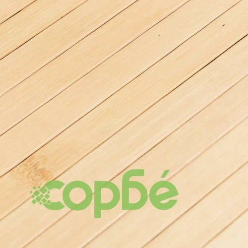 Килим, правоъгълен, светъл натурален, 70x1000 см, бамбук ➤ топ цена ➤ sorbe.bg