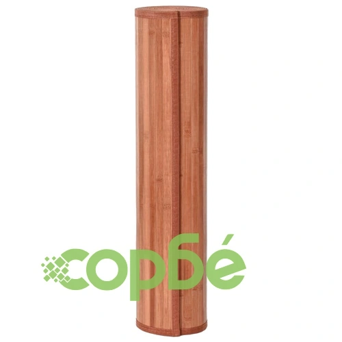 Килим, правоъгълен, натурален, 80x1000 см, бамбук ➤ топ цена ➤ sorbe.bg