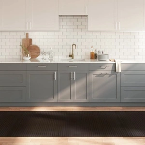 Килим, правоъгълен, тъмнокафяв, 100x1000 см, бамбук