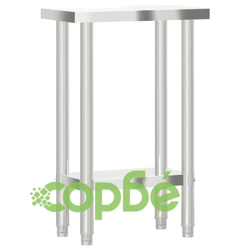 Кухненска работна маса, 55x30x85 см, неръждаема стомана ➤ топ цена ➤ sorbe.bg