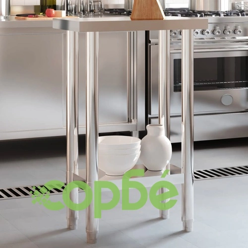 Кухненска работна маса, 55x30x85 см, неръждаема стомана ➤ топ цена ➤ sorbe.bg