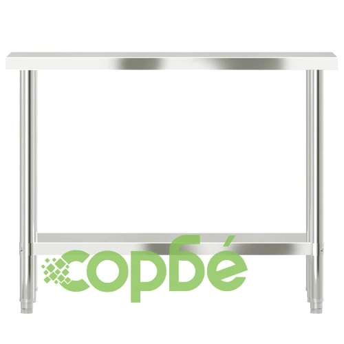 Кухненска работна маса, 110x30x85 см, неръждаема стомана ➤ топ цена ➤ sorbe.bg