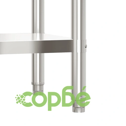 Кухненска работна маса, 82,5x55x85 см, неръждаема стомана ➤ топ цена ➤ sorbe.bg