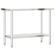 Кухненска работна маса, 110x55x85 см, неръждаема стомана