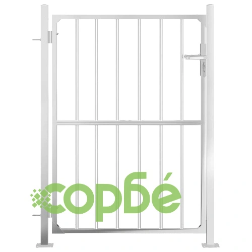 Градинска порта 100x120 см, неръждаема стомана ➤ топ цена ➤ sorbe.bg