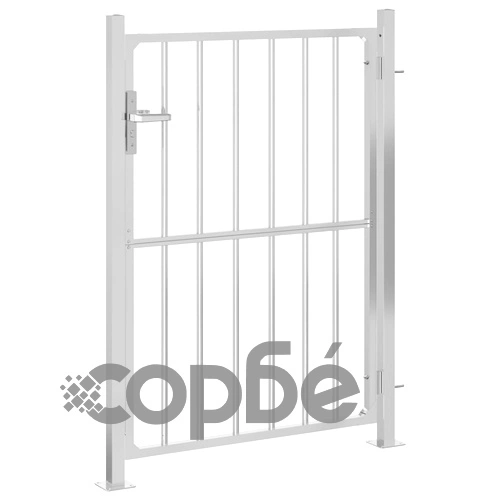 Градинска порта 100x120 см, неръждаема стомана ➤ топ цена ➤ sorbe.bg