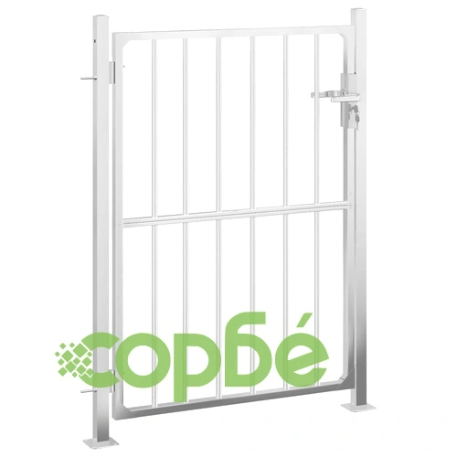 Градинска порта 100x145 см, неръждаема стомана ➤ топ цена ➤ sorbe.bg