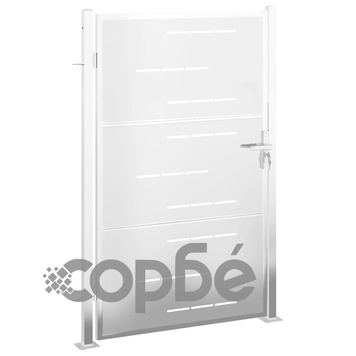 Градинска порта 100x125 см неръждаема стомана ➤ топ цена ➤ sorbe.bg