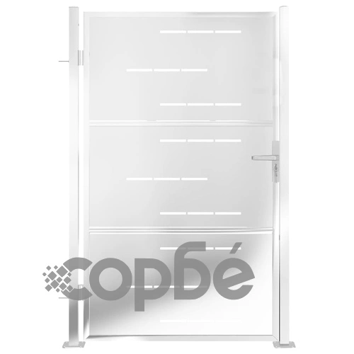Градинска порта 100x125 см неръждаема стомана ➤ топ цена ➤ sorbe.bg