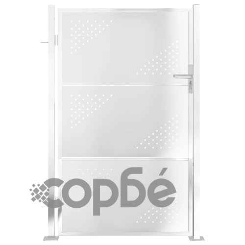 Градинска порта 100x150 см неръждаема стомана ➤ топ цена ➤ sorbe.bg
