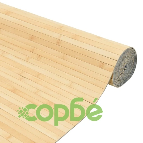 Преграда за стая, светъл натурален, 165x400 см, бамбук ➤ топ цена ➤ sorbe.bg