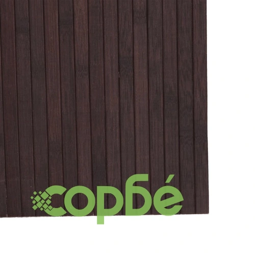 Преграда за стая, тъмнокафяв, 165x600 см, бамбук ➤ топ цена ➤ sorbe.bg