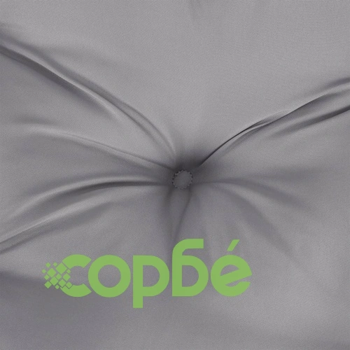 Възглавници за стол с висока облегалка 6 бр сиви Оксфорд плат ➤ топ цена ➤ sorbe.bg